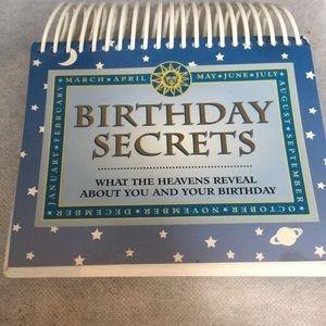 NWOT Birthday Secrets Book